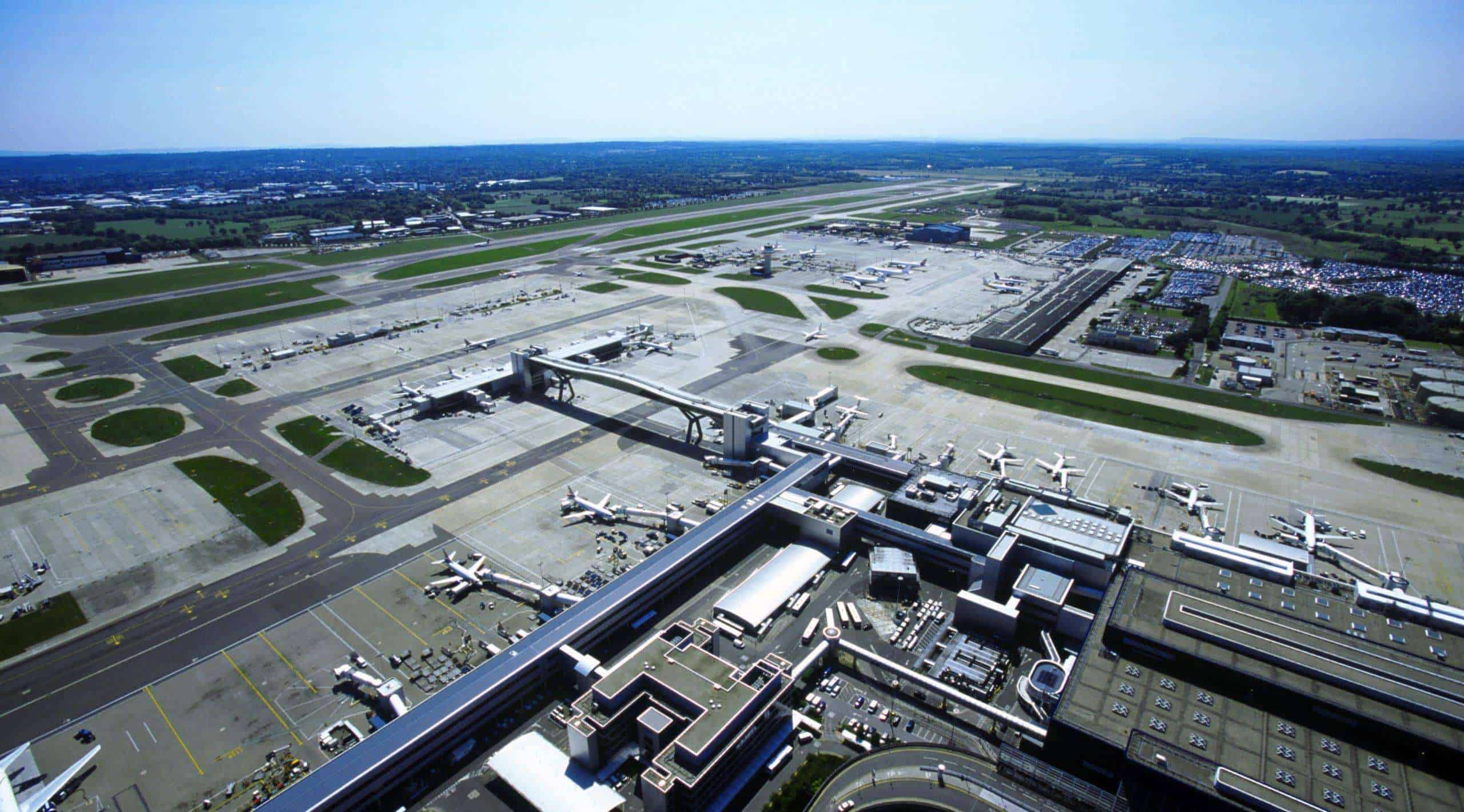 gatwick airport aerial image showing north terminal airfield 1 twitter scaled
