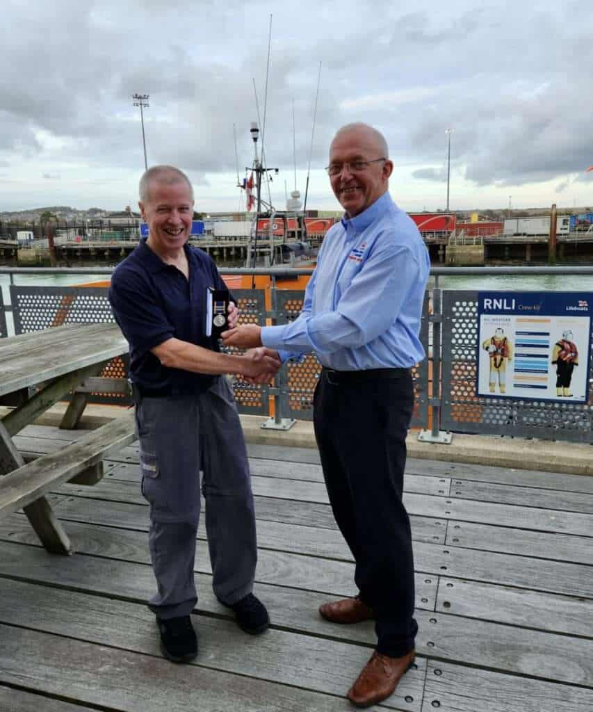 nick gentry 40 years of volunteer service for newhaven rnli4