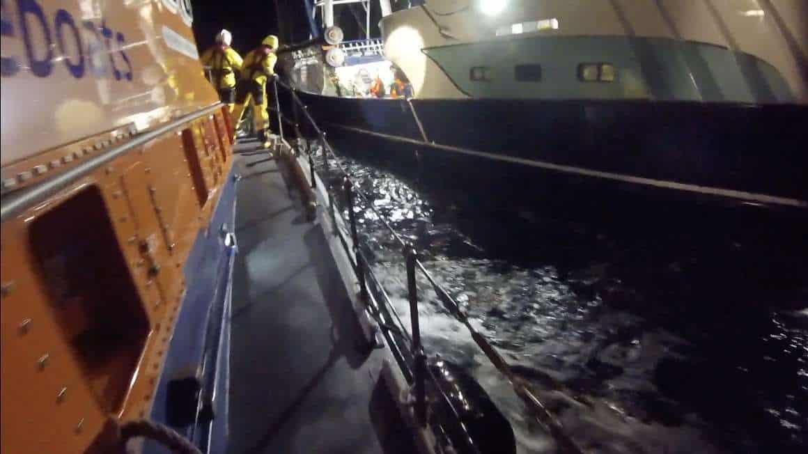 Newhaven Lifeboat Rescues Injured Crew Member from Fishing Vessel"