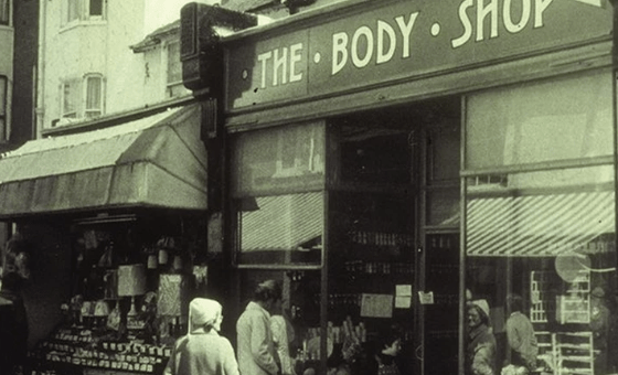 he Body Shop first opened its doors in 1976, it was a little green-painted shop in the streets of Brighton