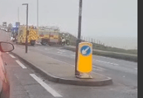 Emergency Services Respond to Incident on A259 at Roedean, Road Temporarily Blocked