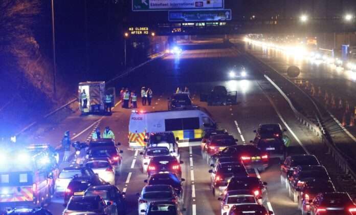 Manhunt Launched For Driver After Serious A2 Collision Near Dartford: Witnesses Wanted