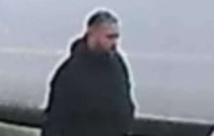 Police are looking to identify this man in connection with the theft of a car in Rye on 2 January.