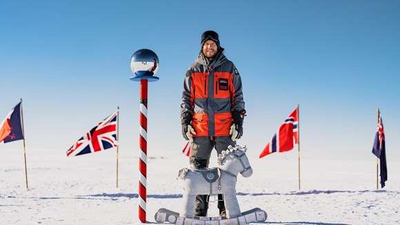Josh Braid from Hurstpierpoint spent December at the South Pole, in the footsteps of his Great Uncle, to raise vital funds for Rockinghorse Children’s Charity and Kidscape.