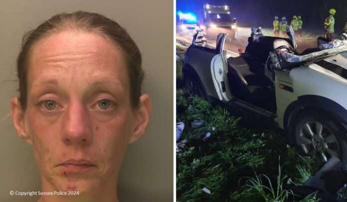Drug-Driver Causes Serious Head-On Collision.