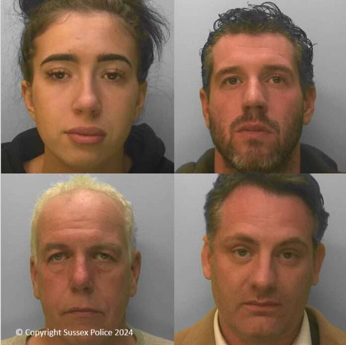Four people who paid to have a man murdered in West Chiltington have been jailed for a total of 45 years.