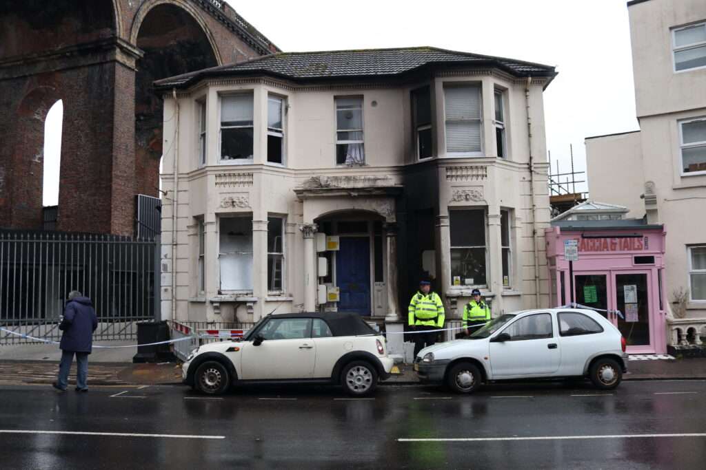 Aftermath of Fatal Brighton Basement Fire