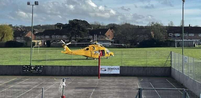 Sussex Police launch investigation after a 13-year-old boy sustains life-threatening injuries in a collision on Hazelwood Avenue.