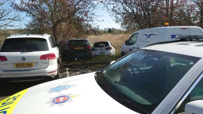 Multiple Car Collision at Arundel Lido Car Park