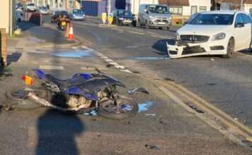 njured Motorcyclist Taken to Hospital After Peacehaven RTC
