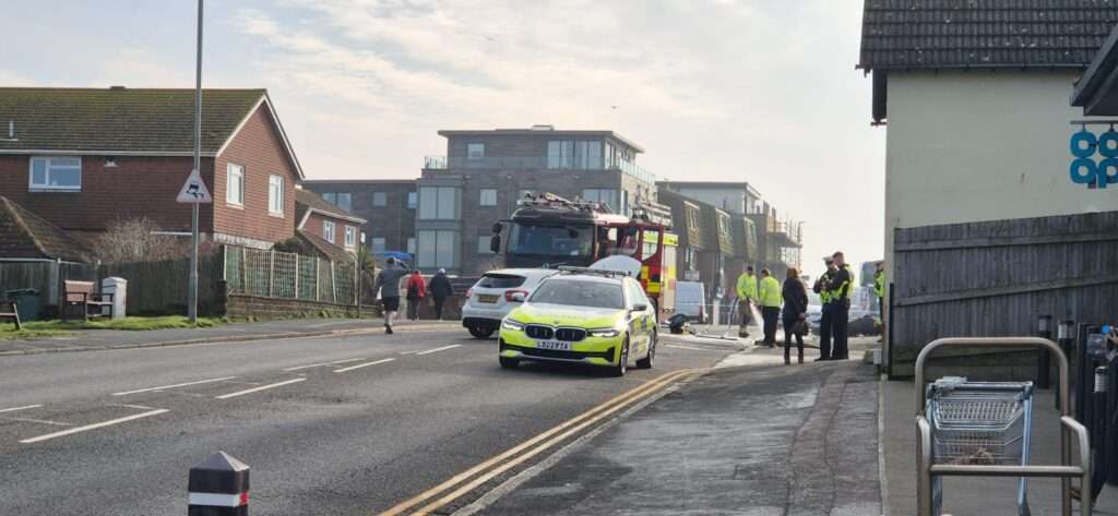 njured Motorcyclist Taken to Hospital After Peacehaven RTC