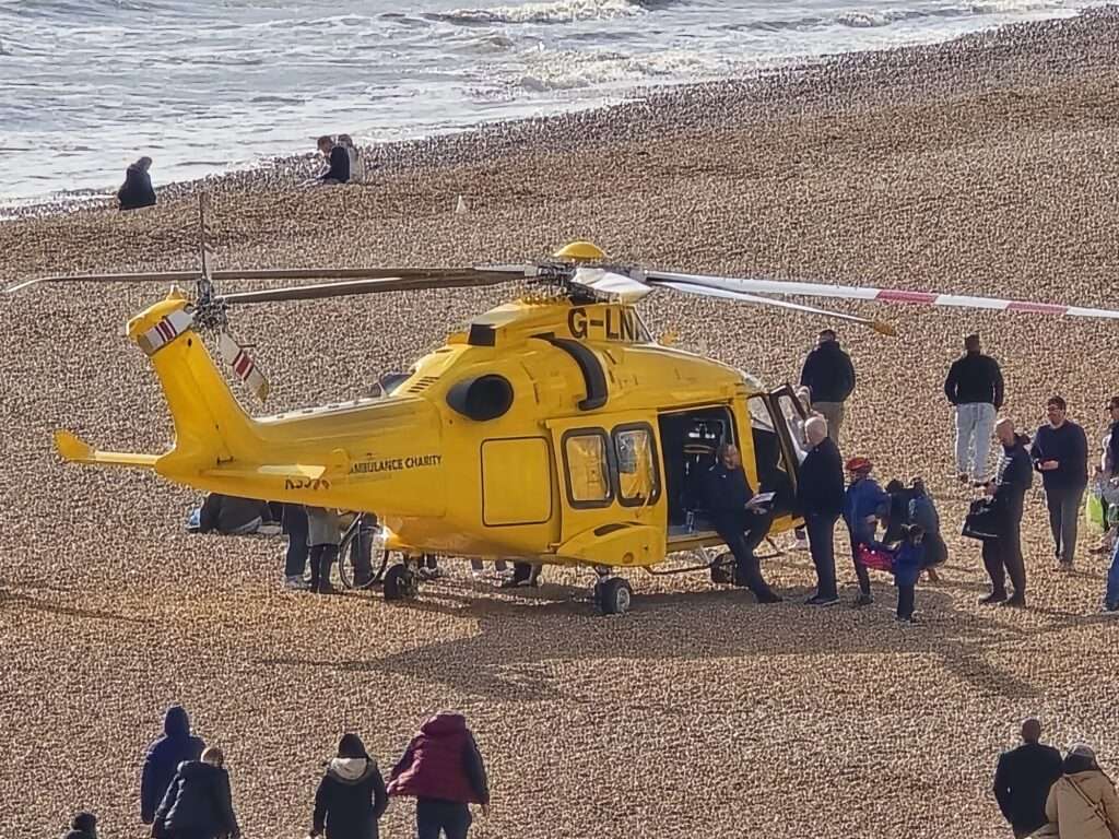 KSS on Brighton beach