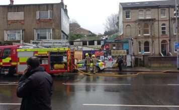Blaze Ignites Again at Gladstone Terrace, Lewes Road, Brighton,