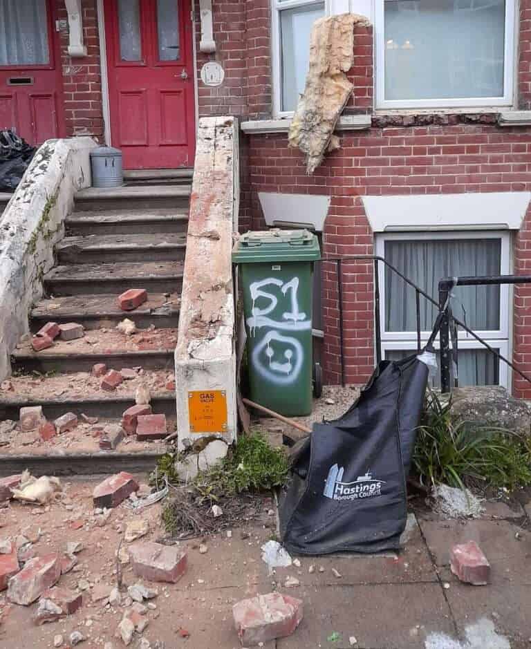 ESFRS Responds to Building Collapse on St Thomas' Road Hastings