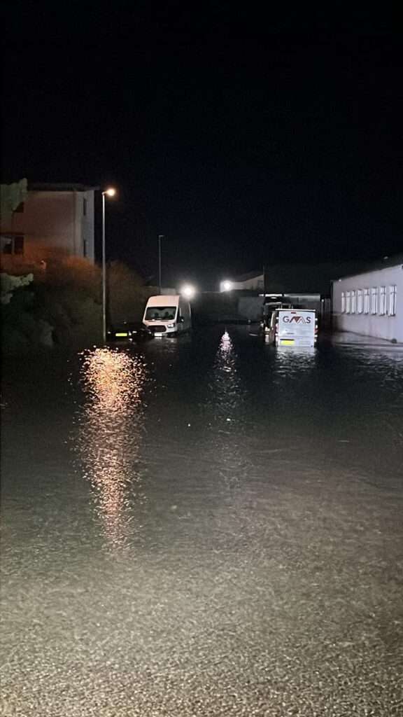 Newhaven Denton island flooded