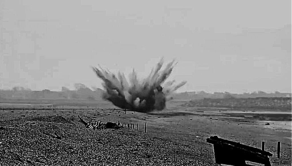 Controlled Explosions at Medmerry Beach: Selsey