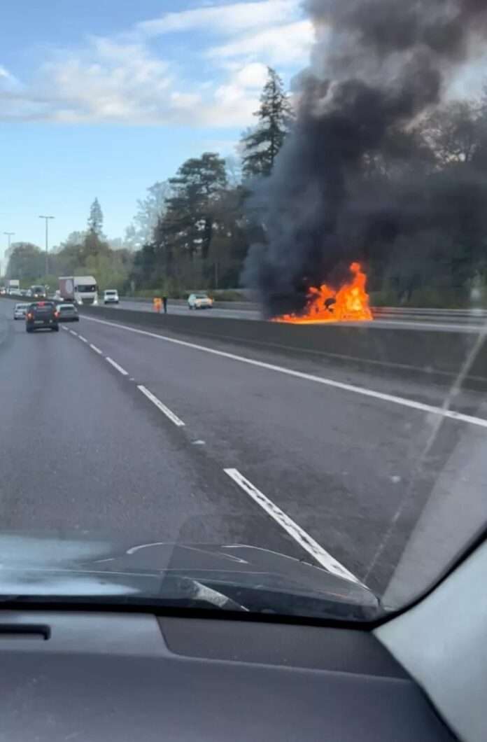 Stay ahead of the traffic chaos unfolding on the A23 Southbound after a vehicle fire forces authorities to close the road, leading to lengthy delays.