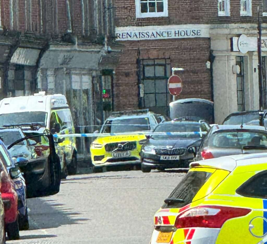 Road Closure and Police Operation Underway in Worthing