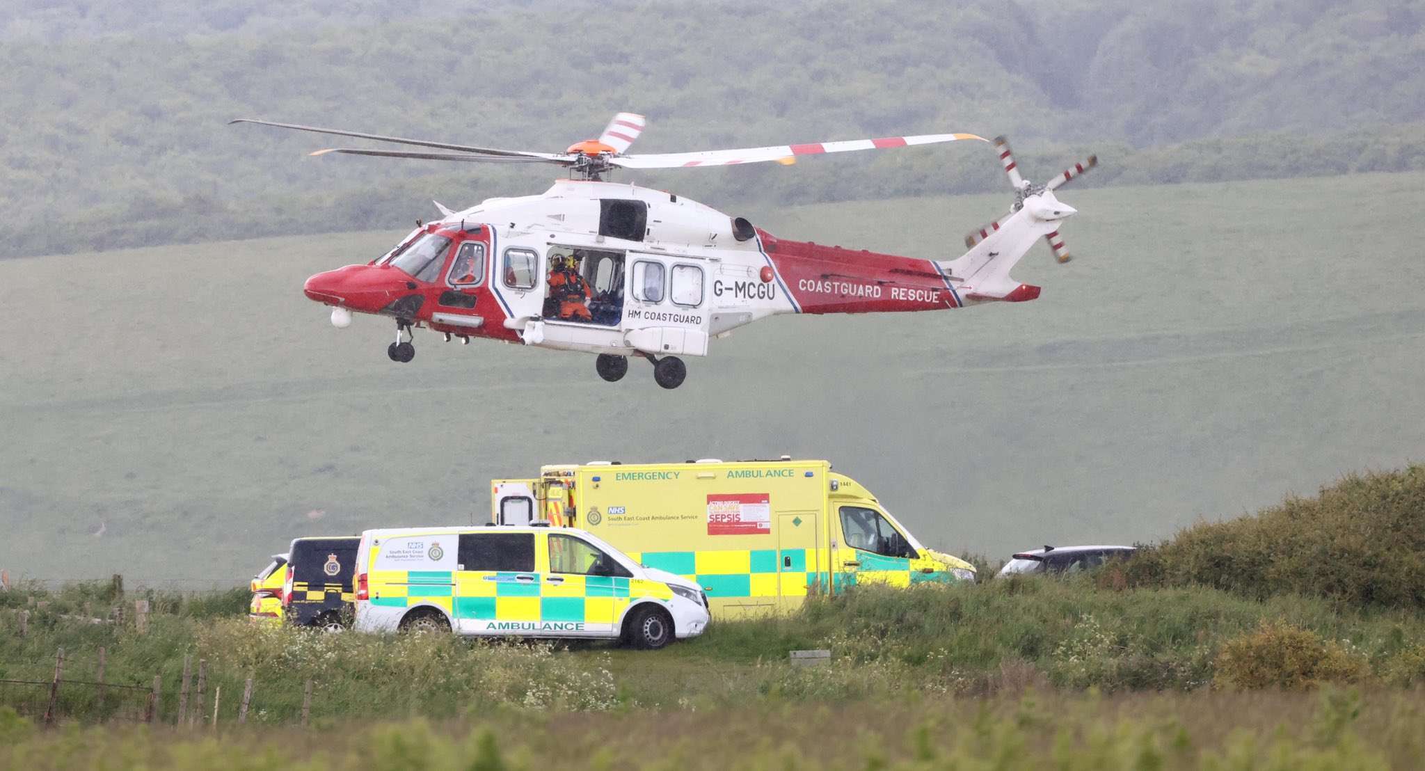 Woman in Her 60s Dies After Falling from Seaford Head Cliffs