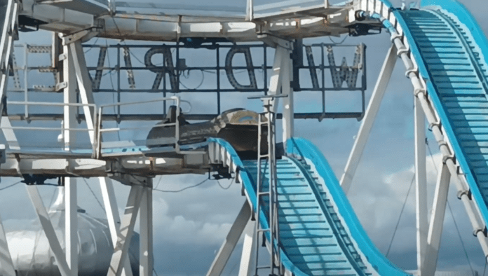Flume Ride Malfunction at Palace Pier: