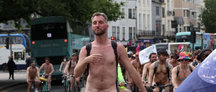 Brighton 2024 Naked Bike Ride