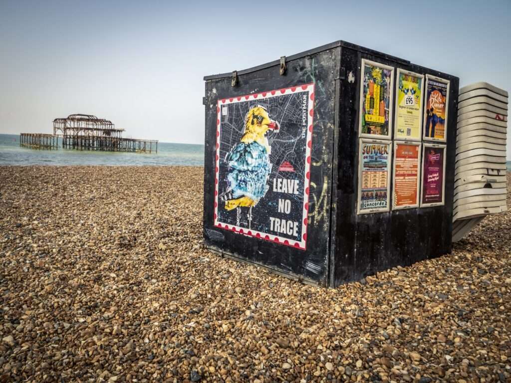 Leave No Trace Brighton Unveils 2024 Beach Campaign with The Postman
