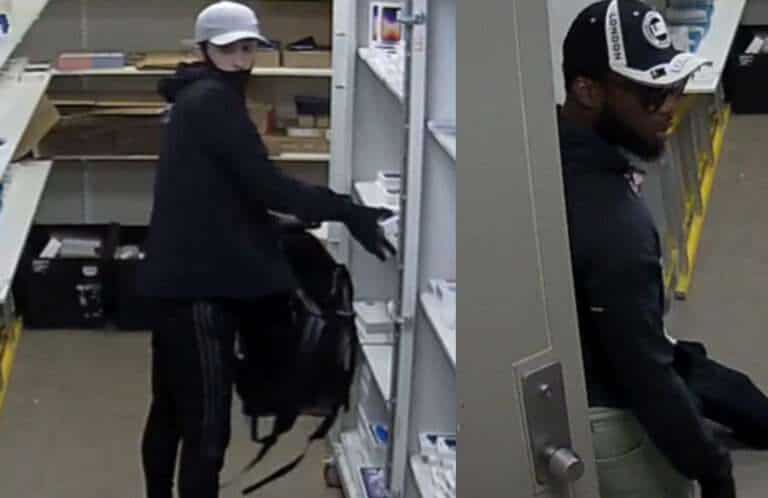 Two Suspects Sought After Major Theft at Crawley O2 Store