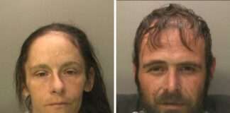 Katie Everson and Daniel Mansfield wanted for numerous shoplifting offences across Sussex, including Worthing and Brighton.