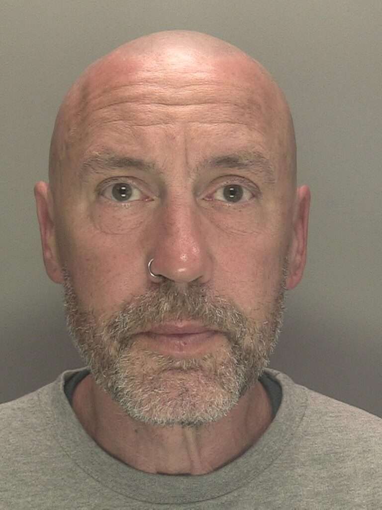 Ian Ward, 53, receives custodial sentence for assaulting a police officer and a member of the public.