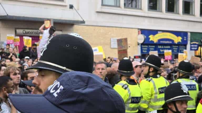 Brighton protest