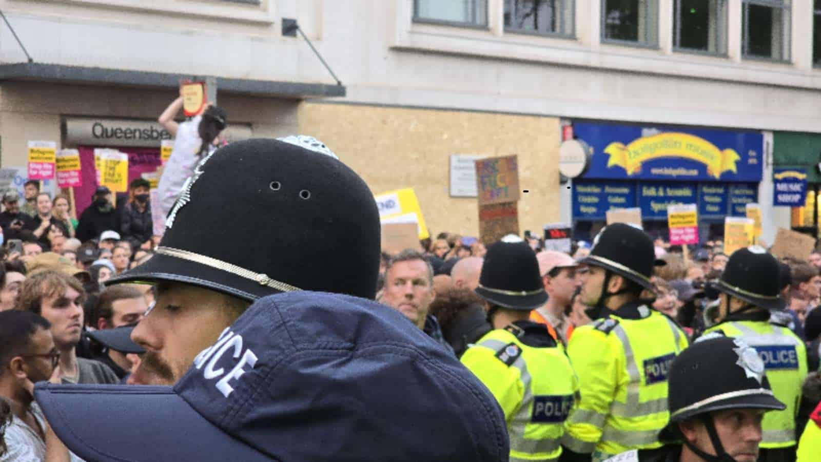 Brighton protest