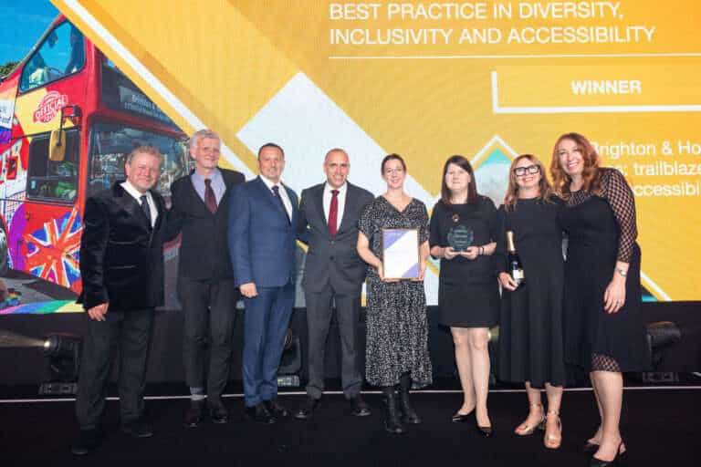 Brighton & Hove Buses has been recognised as the national winner for Best Practice in Diversity, Inclusivity and Accessibility at the National Transport Awards 2024.