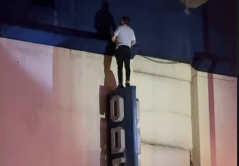 Drunk Climber Hits New Heights on Kingswest Building