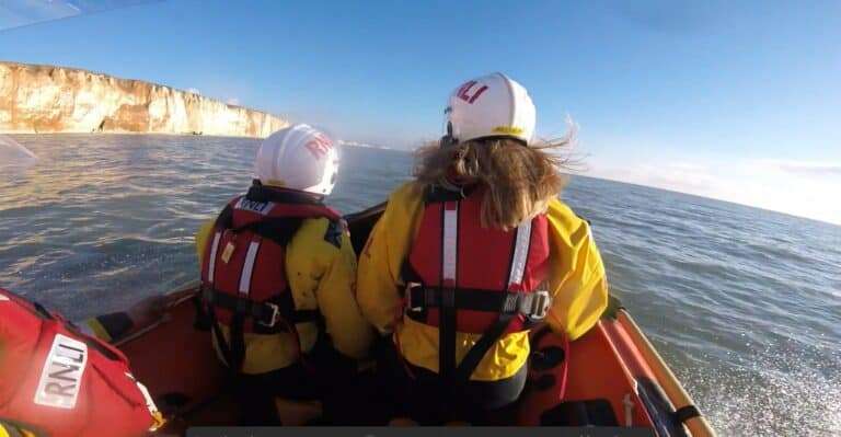 Newhaven RNLI Rescues Three Students Stranded by Tide Near Cuckmere Haven