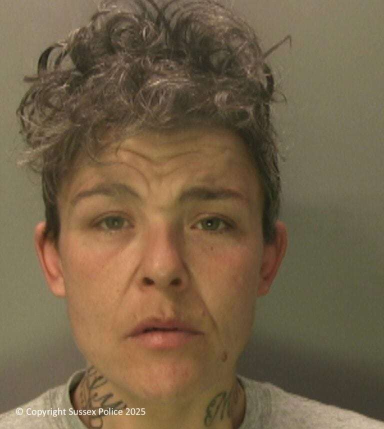 Karlie Everson, 38, of Manor Road, Worthing, has been jailed for 18 months after a spree of thefts and an assault on a staff member.