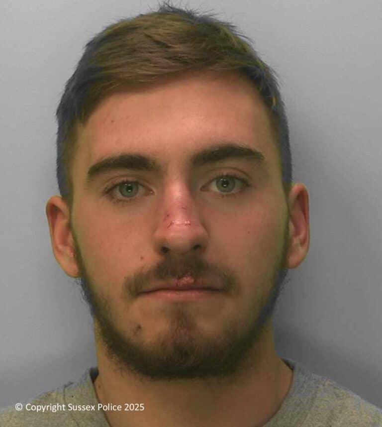 A disqualified motorcycle rider has been sentenced for causing a fatal collision. Kieran Shaw, 21, failed to see pedestrian Janet Jacob crossing the B2140 Worthing Road at East Preston