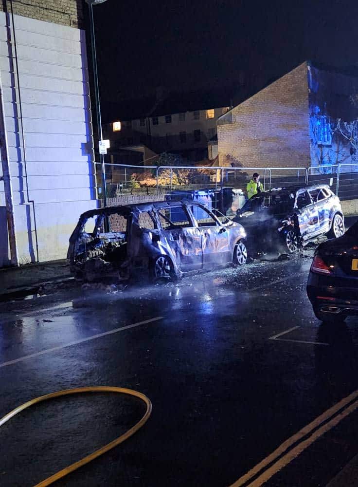 Care Home's Minibus Destroyed in Bognor Car Fire: Appeal for CCTV Footage After Night-Time Blaze