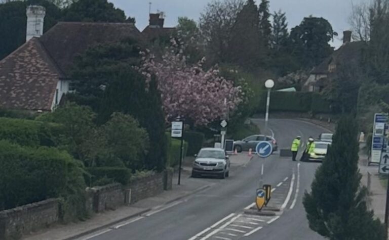 Officers close roads and intervene in unlicensed event near Midhurst