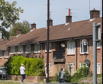 24-year-old taken into custody after window ledge standoff in Broomdashers Road crawley