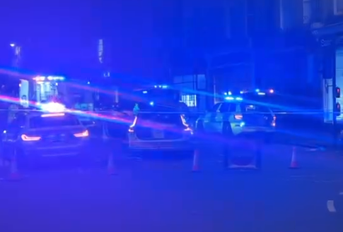 Crash Between Car and Bicycle at Church Road and Grand Avenue Junction