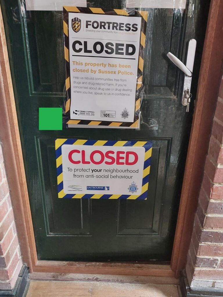 Flat in Bourne Street closed for three months after residents endured months of violence and disruption.