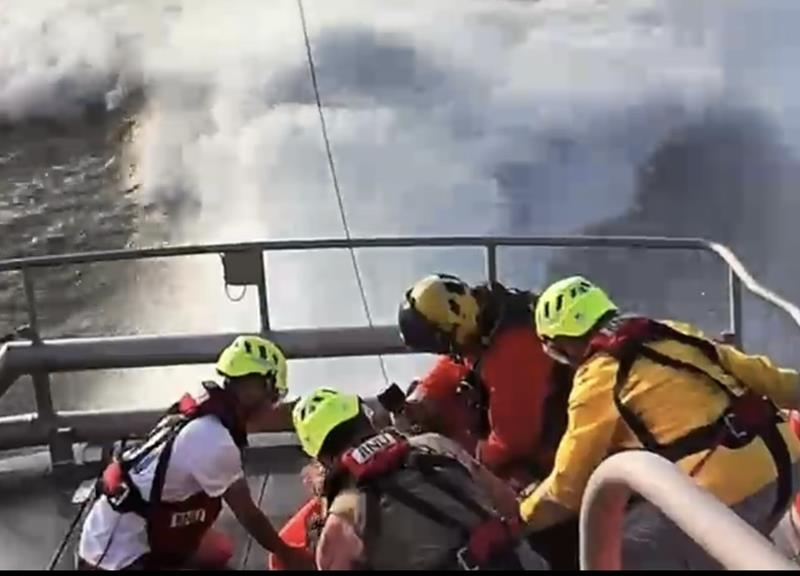 shoreham rnli rescues diver with suspected decompression sickness