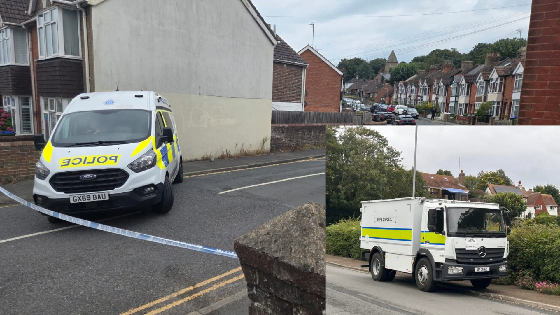Man Arrested After Explosives Found in Newhaven as WWII Bomb Dug Up in Seaford