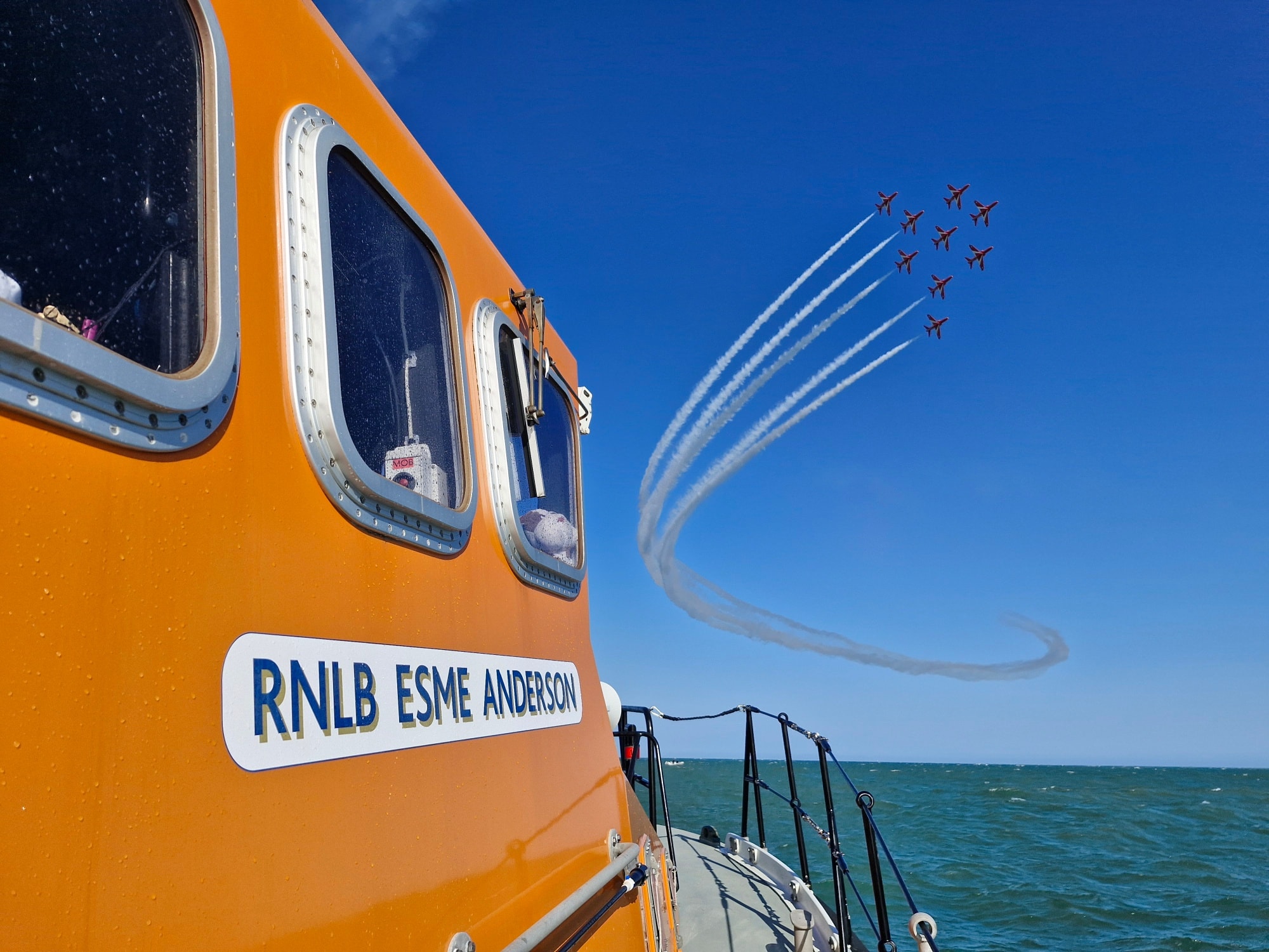 Red Arrows Above, Rescues Below – RNLI and Lifeguards in Action Twice on Airbourne Finale