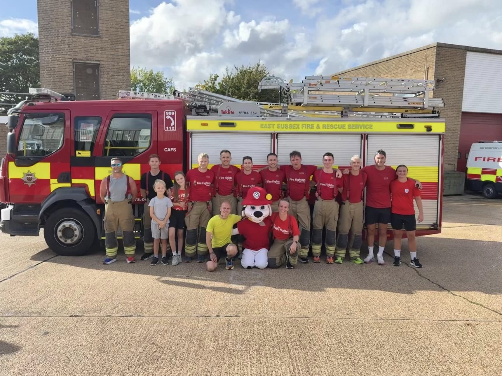 Bexhill firefighters ran four miles every four hours for 48 hours in memory of Jennie Logan and Martyn Sadler, raising funds for the fire and rescue community.