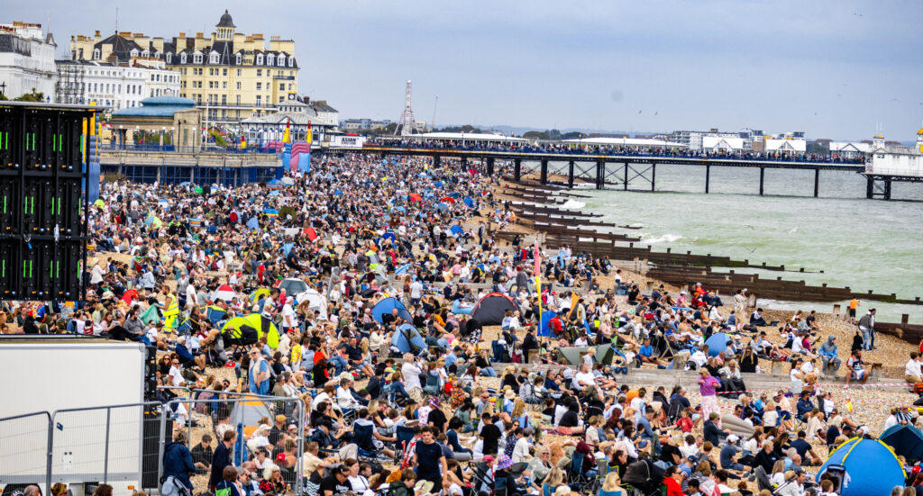 SKY HIGH! Eastbourne Airshow 2025 Wows with Four Days of Action 1 Eastbourne airshow 2025 beach