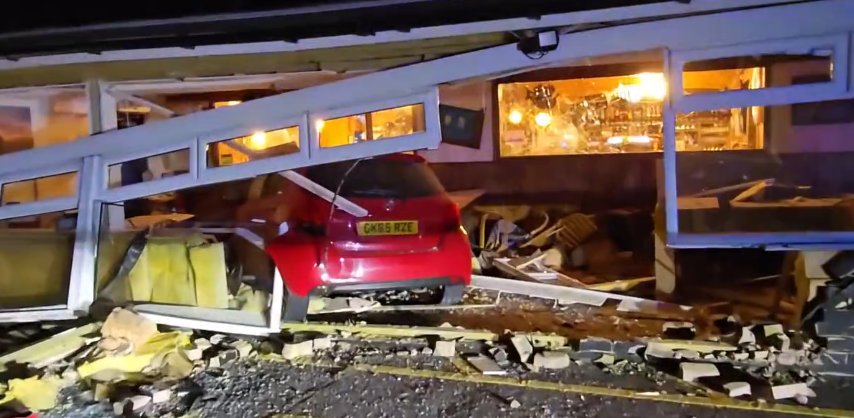 Car Crashes into Historic Pilot Inn Pub in Dungeness