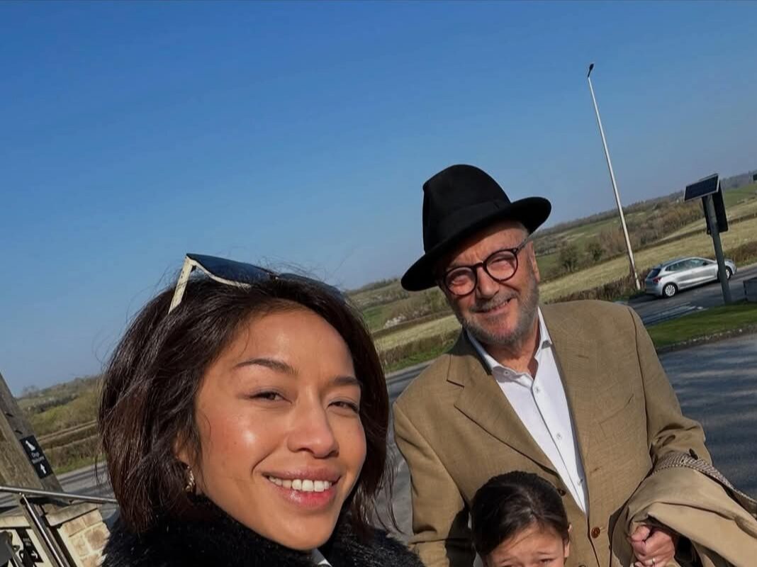 Former MP George Galloway and his wife, Putri Gayatri Pertiwi,