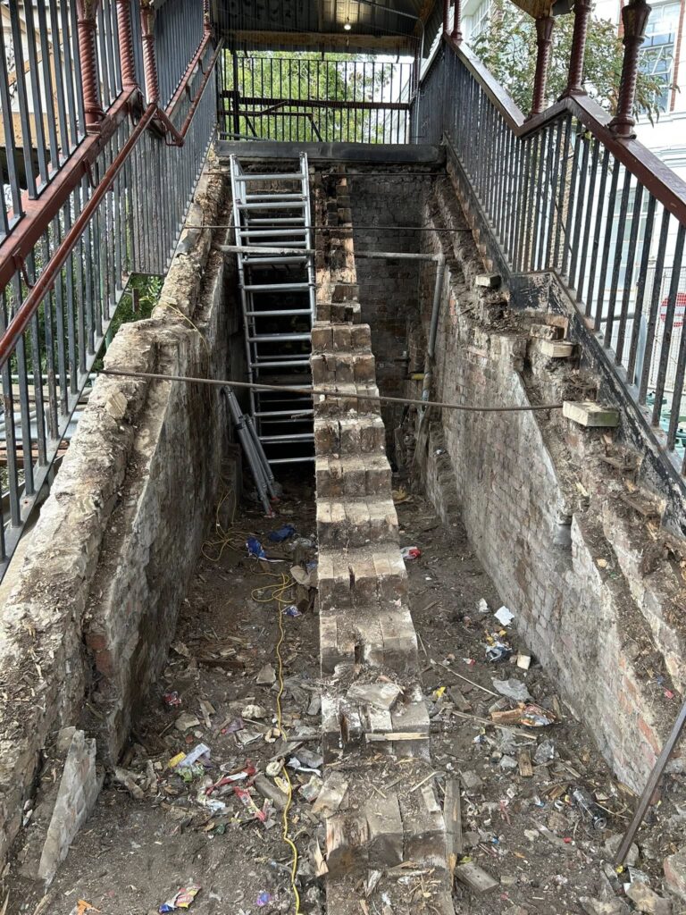 Hove Station Footbridge Repairs Underway After Storm Damage