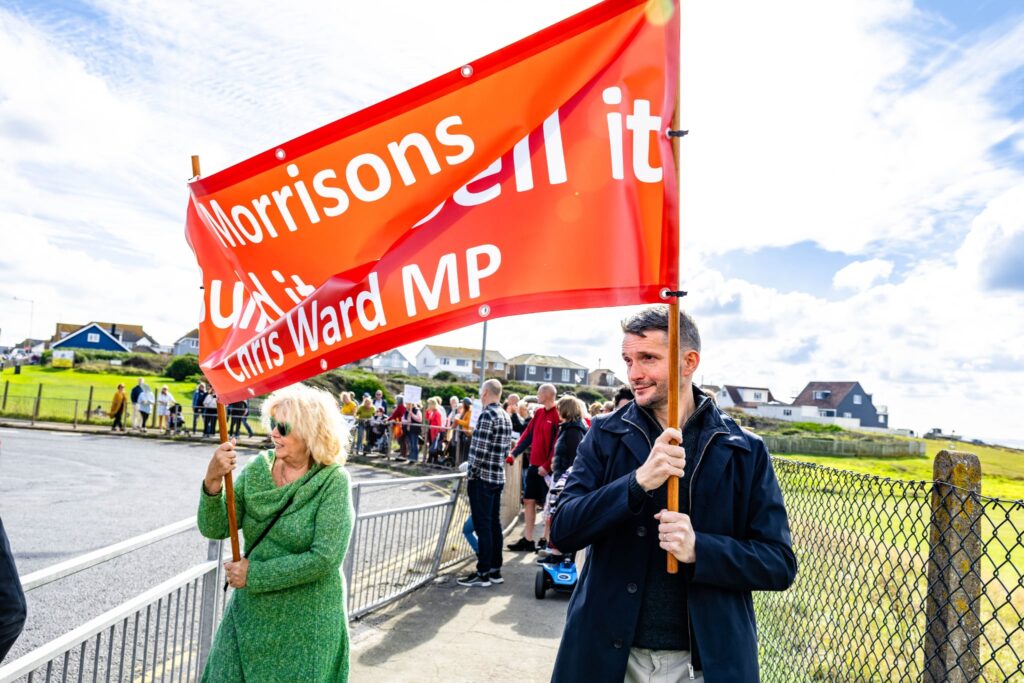 More Than 100 March in Peacehaven Over Morrisons Store Delays